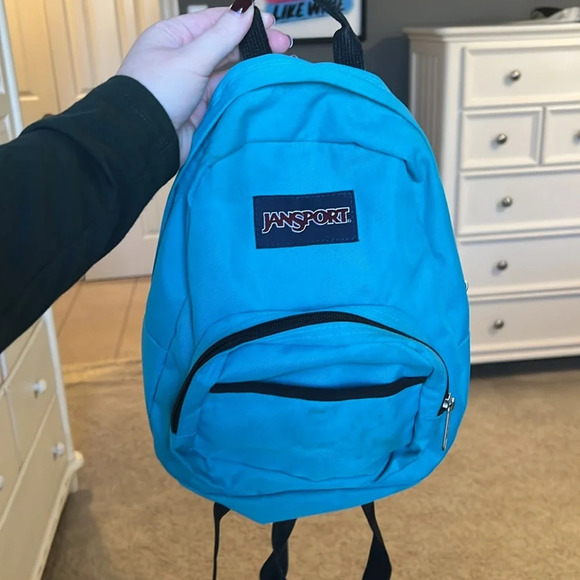 Jansport Blue/Teal Mini Backpack - Picture 1 of 6